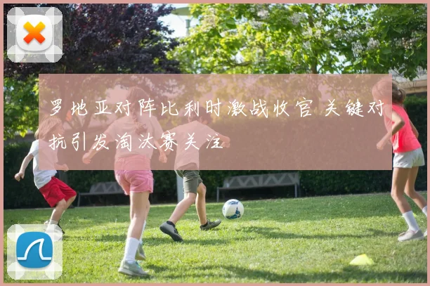 罗地亚对阵比利时激战收官 关键对抗引发淘汰赛关注