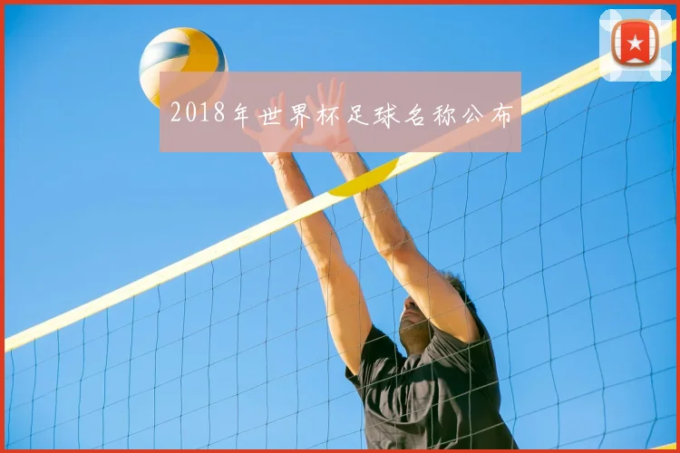 2018年世界杯足球名称公布